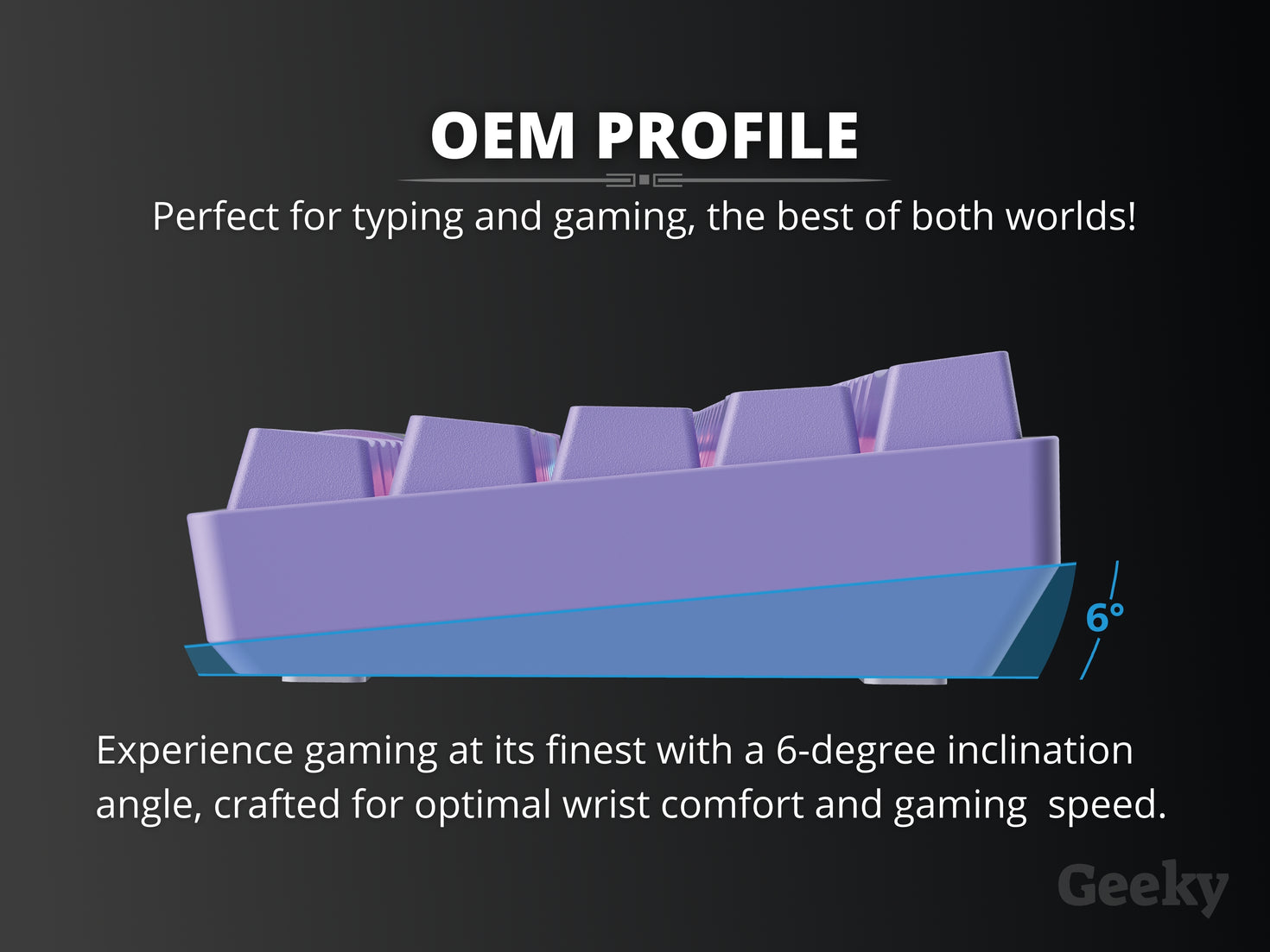 Gkos Keyboard GK61 Gaming Keyboard - US Layout – Geeky