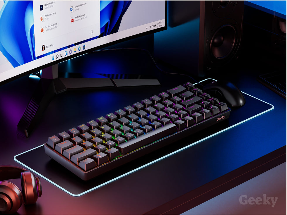 Gkos Keyboard GK65 Gaming Keyboard - US Layout – Geeky