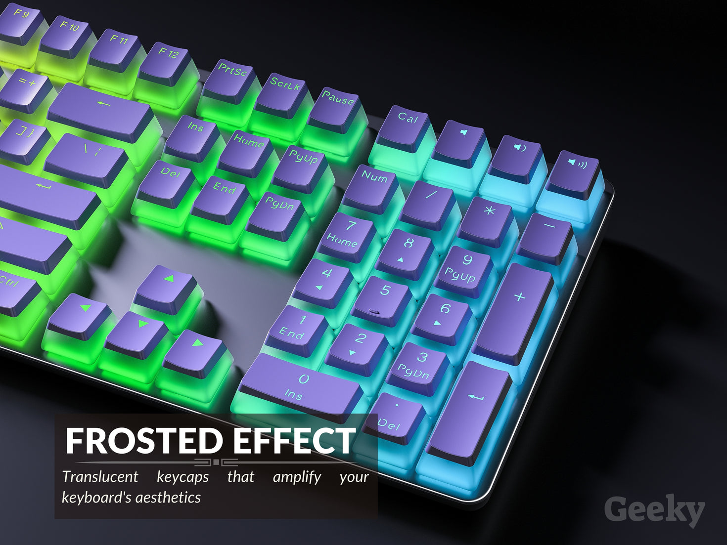 Colored Pudding Keycaps Pudding Keycaps – Geeky
